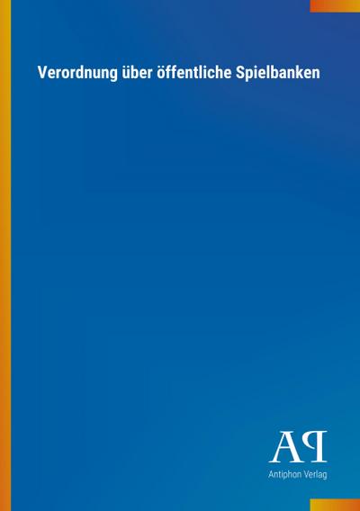 Verordnung über öffentliche Spielbanken