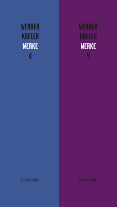 Kommentierte Werkausgabe (Band 4 und 5)