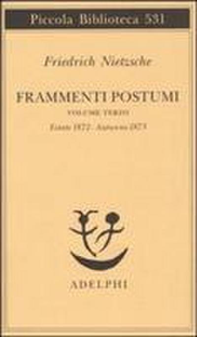 Estate 1872-Autunno 1873