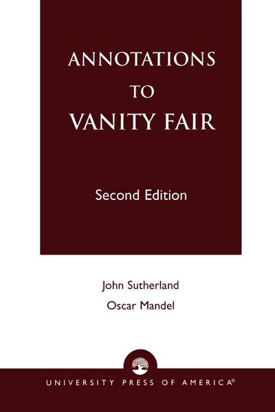 Annotations to Vanity Fair