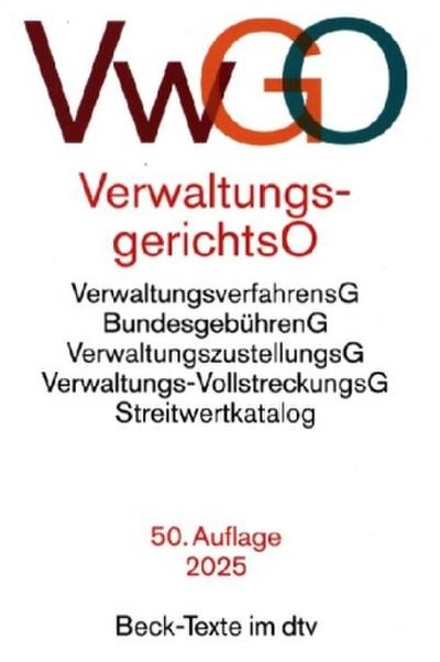 Verwaltungsgerichtsordnung, Verwaltungsverfahrensgesetz. VwGO