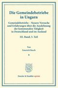 Die Gemeindebetriebe in Ungarn.