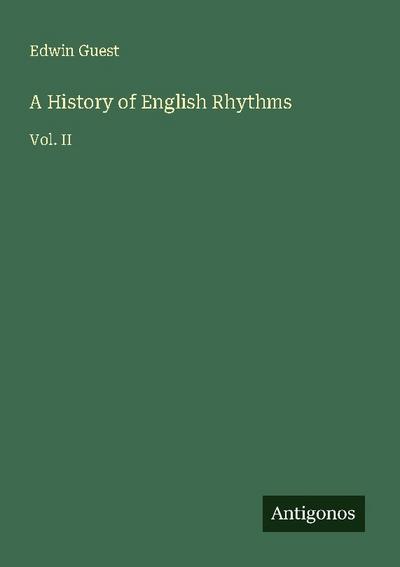 A History of English Rhythms