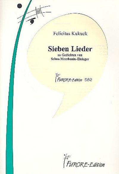 7 Liederfür Singstimme und Klavier