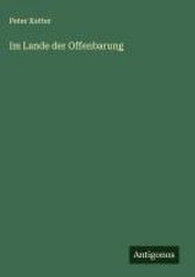 Im Lande der Offenbarung