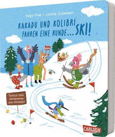 Kakadu und Kolibri fahren eine Runde ... Ski!