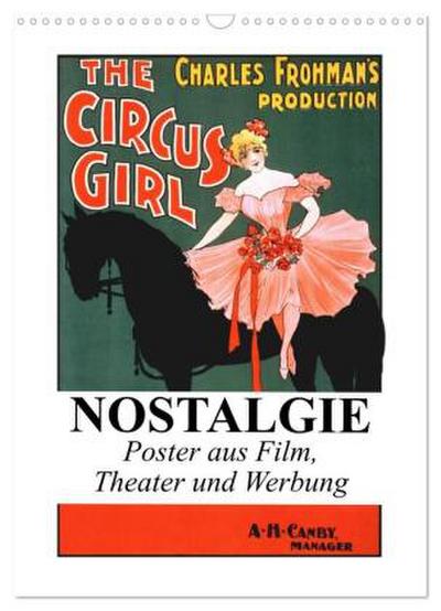 NOSTALGIE Poster aus Film, Theater und Werbung (Wandkalender 2026 DIN A3 hoch), CALVENDO Monatskalender