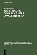Die Sprache von Schillers "Wallenstein"