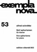 5 Aphorismenfür Klavier