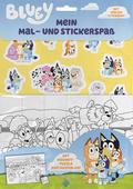 Bluey: Mein Mal- und Stickerspaß