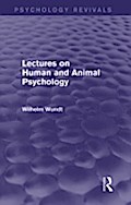 Lectures on Human and Animal Psychology (Psycholog