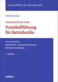 Protokollführung für Betriebsräte