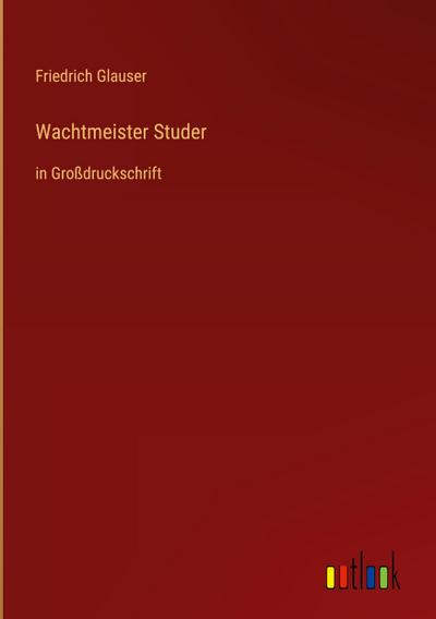 Wachtmeister Studer