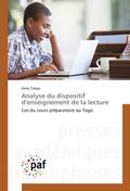 Analyse du dispositif d’enseignement de la lecture