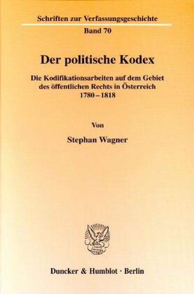 Der politische Kodex.