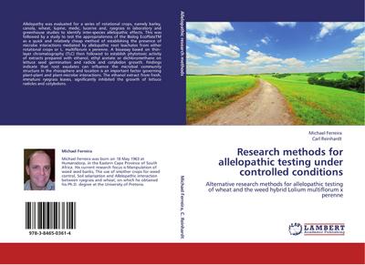 Research methods for allelopathic testing under controlled conditions