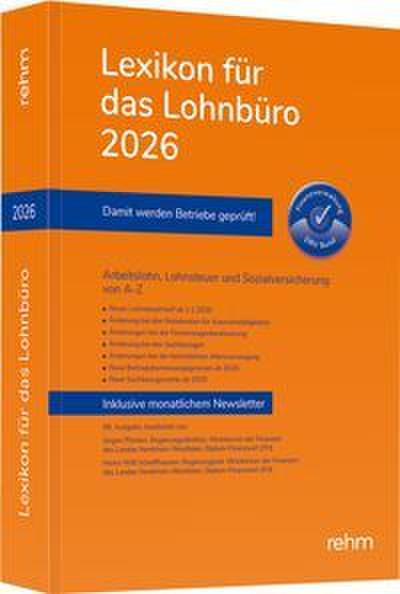 Lexikon für das Lohnbüro 2026