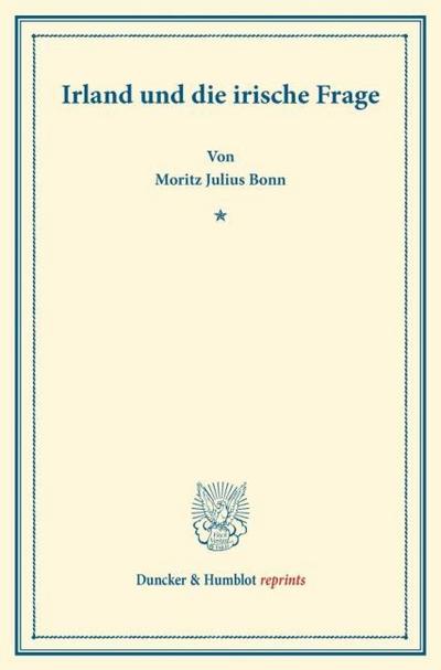 Irland und die irische Frage.