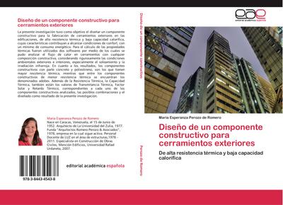 Diseño de un componente constructivo para cerramientos exteriores