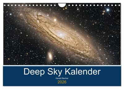 Deep Sky Kalender (Wandkalender 2026 DIN A4 quer), CALVENDO Monatskalender