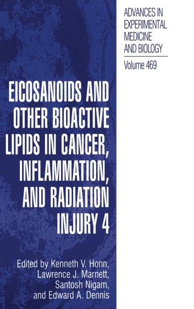Eicosanoids and Other Bioactive Lipids in Cancer, Inflammation, and Radiation Injury 4