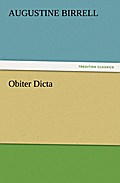 Obiter Dicta