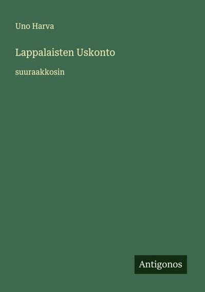 Lappalaisten Uskonto
