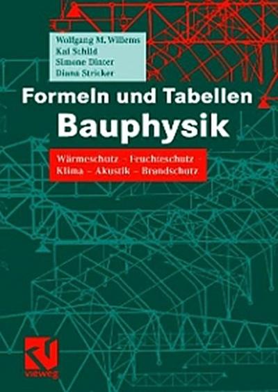 Formeln und Tabellen Bauphysik