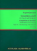 Concertino a-Moll op.118 für Fagott undOrchester für Fagott und Klavier