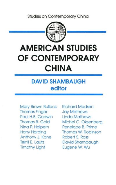 American Studies of Contemporary China