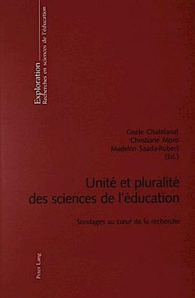 Unité et pluralité des sciences de l’éducation
