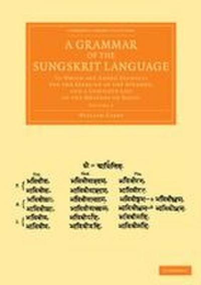 A Grammar of the Sungskrit Language - Volume 2