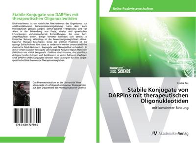 Stabile Konjugate von DARPins mit therapeutischen Oligonukleotiden