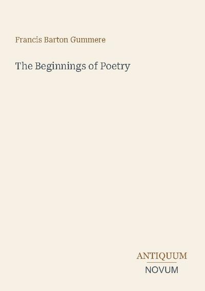 The Beginnings of Poetry