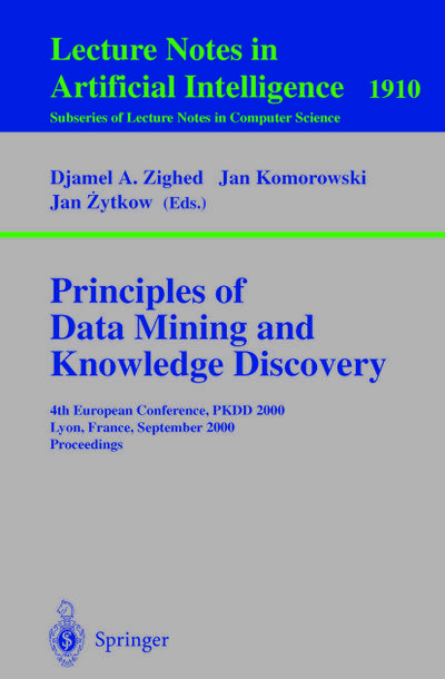 Principles of Data Mining and Knowledge Discovery