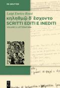 Scritti editi e inediti