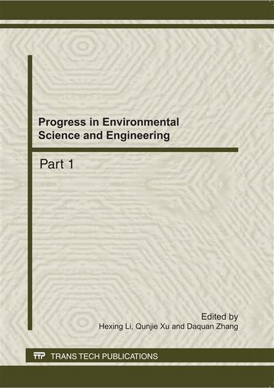 Progress in Environmental Science and Engineering (ICEESD)