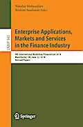 Enterprise Applications, Markets and Services in the Finance Industry