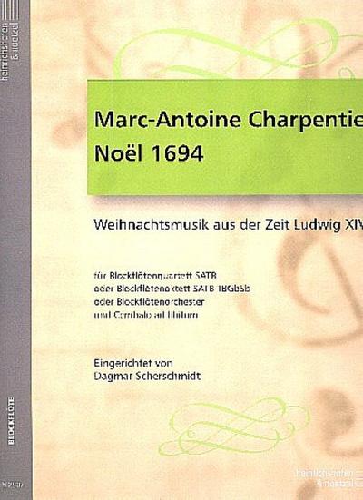 Noel 1694für 2-x Blockflöten (Cembalo ad lib)
