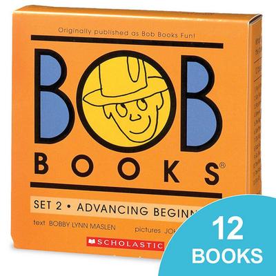 Bob Books - Advancing Beginners Box Set Decodable Phonics Books, Ages 4 and Up, Kindergarten (Stage 2: Emerging Reader)