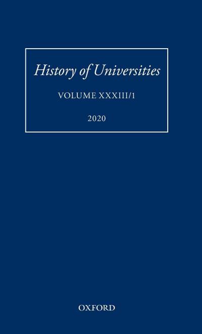 History of Universities XXXIII/1