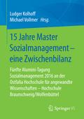 15 Jahre Master Sozialmanagement - eine Zwischenbilanz