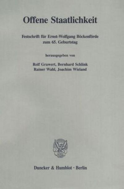 Offene Staatlichkeit.