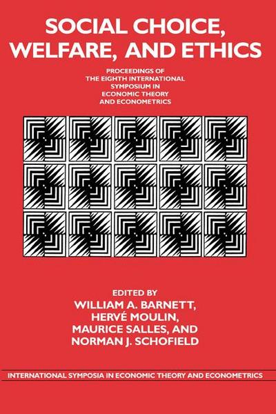 Social Choice, Welfare, and Ethics