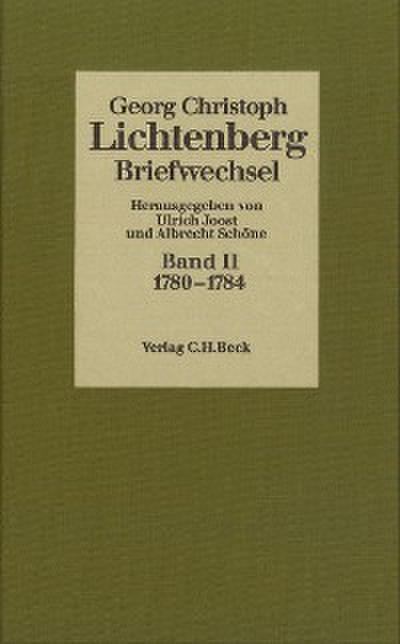 Lichtenberg Briefwechsel  Bd. 2: 1780-1784