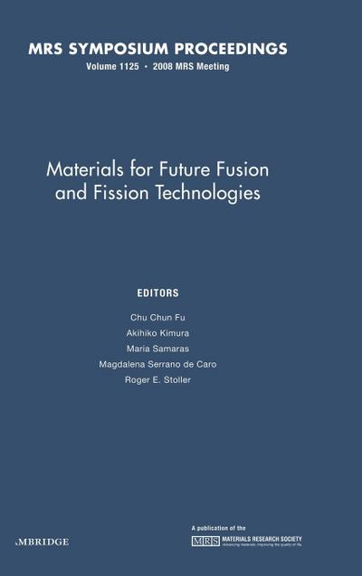 Materials for Future Fusion and Fission Technologies