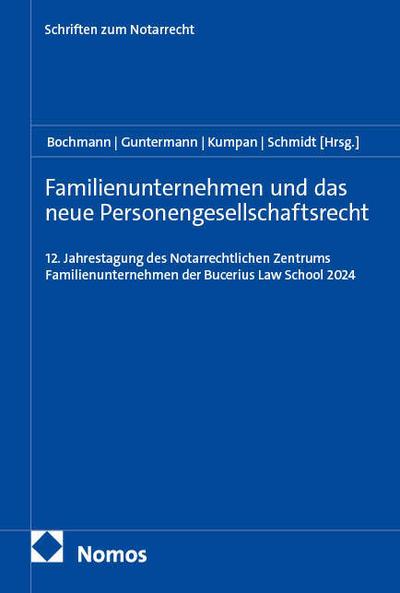 Familienunternehmen und das neue Personengesellschaftsrecht