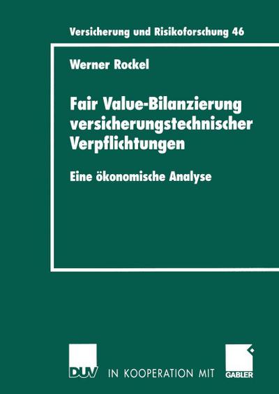 Fair Value-Bilanzierung versicherungstechnischer Verpflichtungen