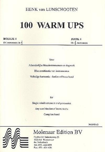 100 Warm ups vol.4for Eb instruments