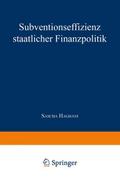 Subventionseffizienz staatlicher Finanzpolitik